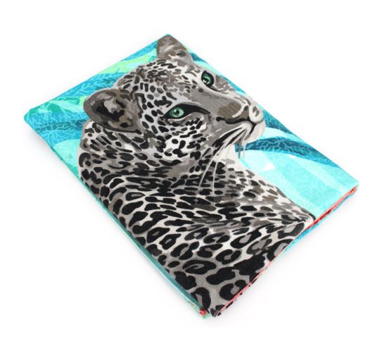Drap De Plage 100x180 Cm Leopard Multicolore