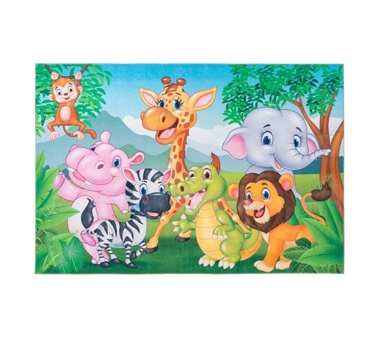 Tapis Multicolore Polyester Pour Enfant Fun Multicolore 120x170
