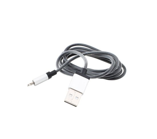 Câble En Nylon Tresse Lighting USB light01 Mfi Certifie Apple