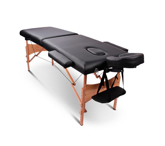 Table De Massage Pliante Avec Accessoires Et Housse Tdm102 Noir Yoghi
