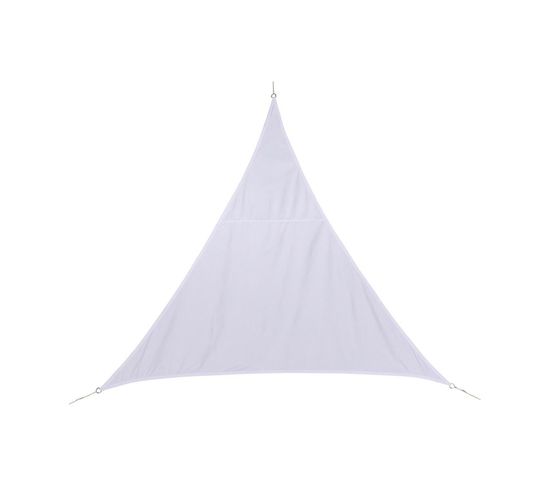 Voile D'ombrage Triangulaire Curacao - 3 X 3 X 3 M - Blanc