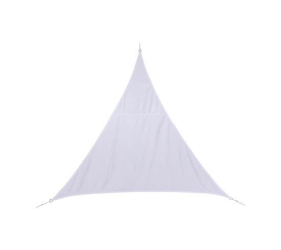 Voile D'ombrage Triangulaire Curacao - 4 X 4 X 4 M - Blanc
