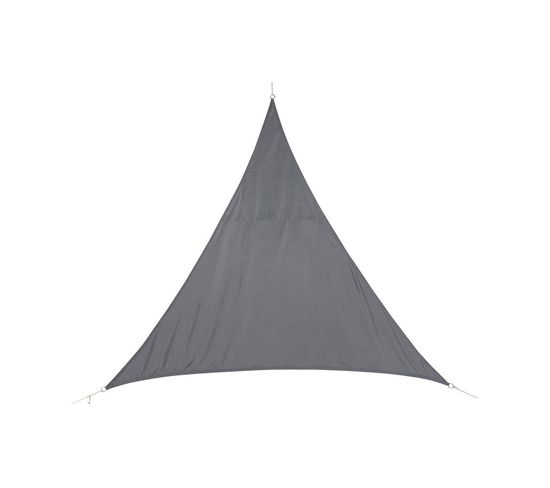 Voile D'ombrage Triangulaire Curacao - 4 X 4 X 4 M - Gris