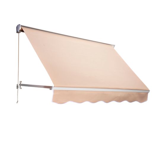 Store Banne Manuel Inclinable Beige