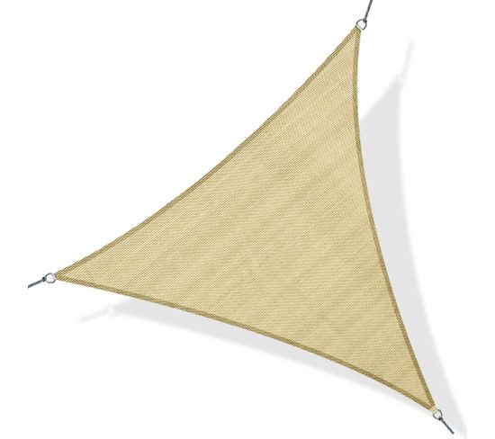 Voile D'ombrage Triangulaire 4x4x4 M Sable