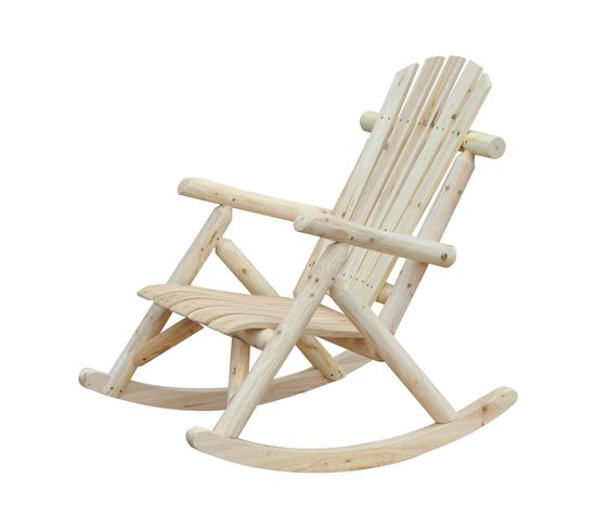 Fauteuil De Jardin Rocking Chair Bois De Pin