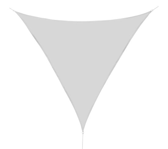 Voile D'ombrage Triangulaire 4 x 4 x 4 m Gris