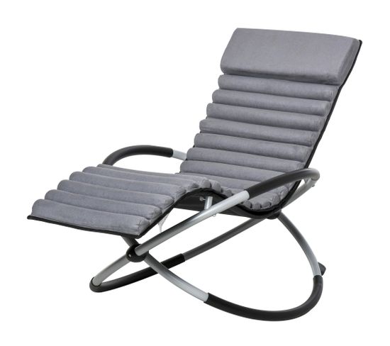 Chaise Longue à Bascule Pliable Rocking Chair Design Contemporain
