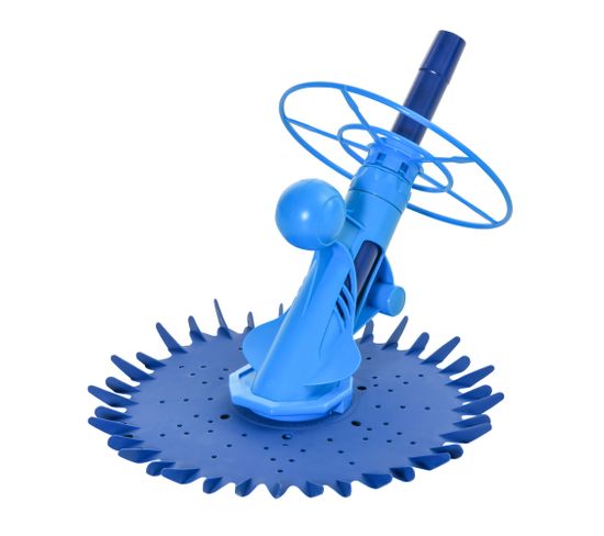 Nettoyeur Aspirateur Piscine - Robot De Piscine Hydraulique Automatique - Bleu