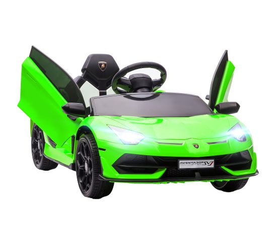 Voiture Électrique Enfant Lamborghini Aventador Roadster Svj Avec Télécommande