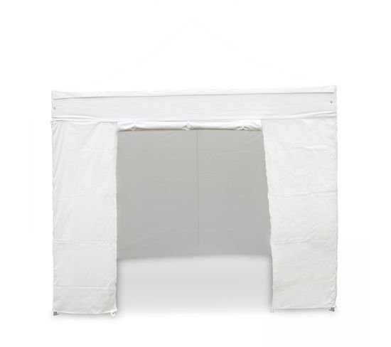 Mur Porte Zippable Pour Tente Pliante Pro 40mm 3m Blanc
