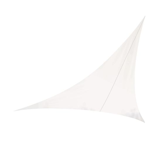 Voile D'ombrage Triangulaire Extensible 3,60 M Blanc