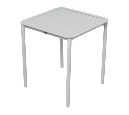 Table Carrée De Terrasse (70x70cm) Blanche
