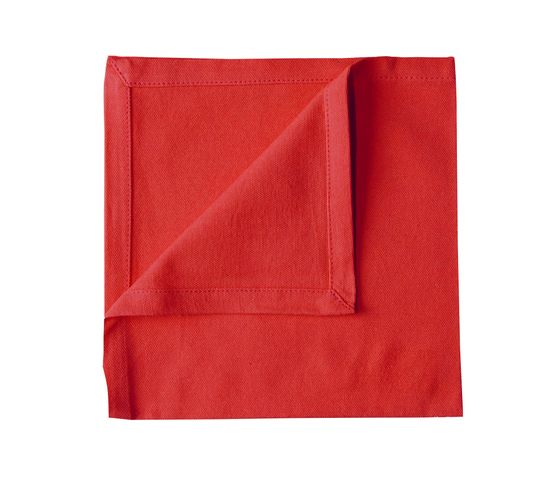 Serviette De Table Unie Et Colorée - 40x40 Cm - Rouge