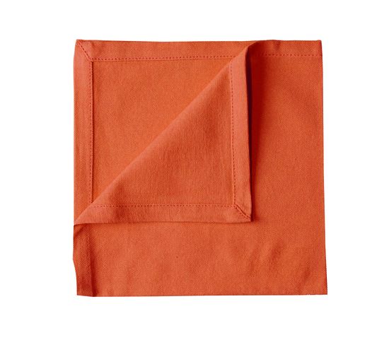 Serviette De Table Unie Et Colorée - 40x40 Cm - Orange