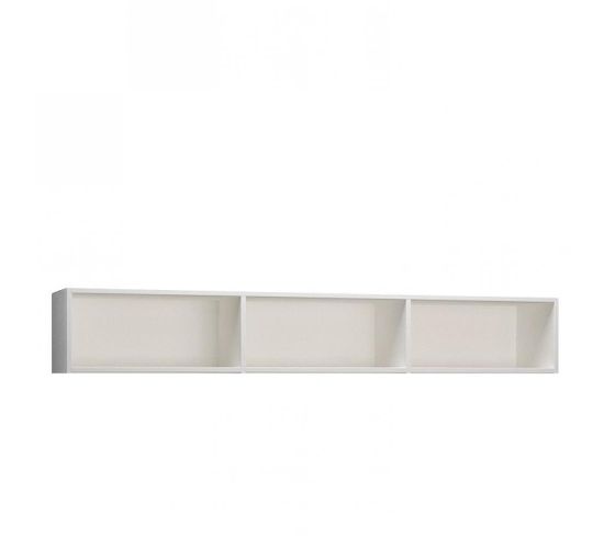 Sur-meuble Lit Escamotable Vertigo 160 X 200 Cm Blanc Mat