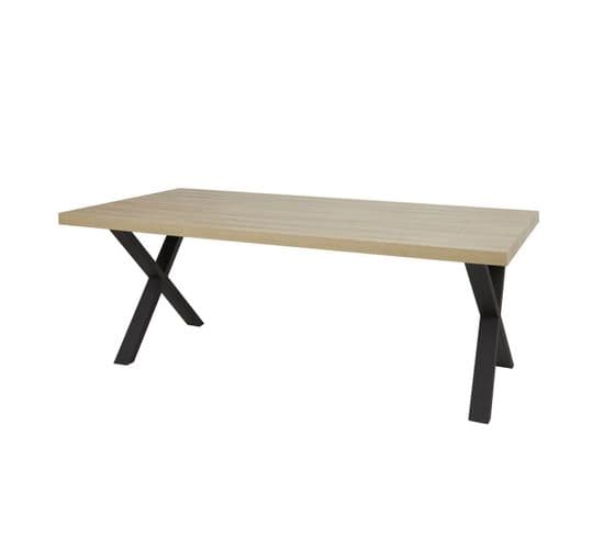 Table Rectangulaire 170cm Aspect Bois - Massire