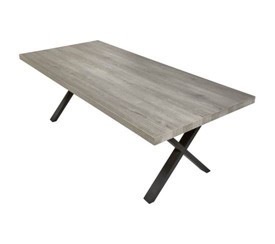 Table Rectangulaire 170cm Aspect Bois - Massyle