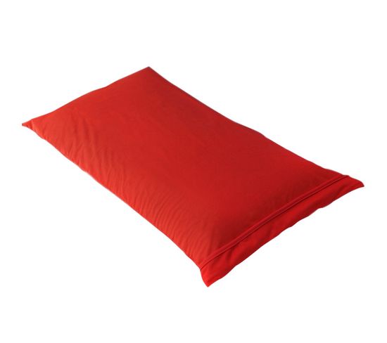 Taie D'oreiller 60x60cm Rouge Imperméable Et Respirante - Fresh