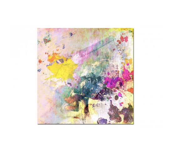 Tableau Abstrait Ton Multicolore Maelo 50x50