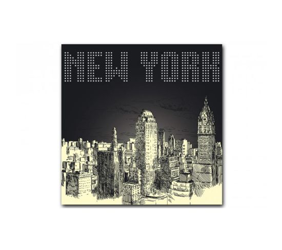 Tableau New York By Night 50x50
