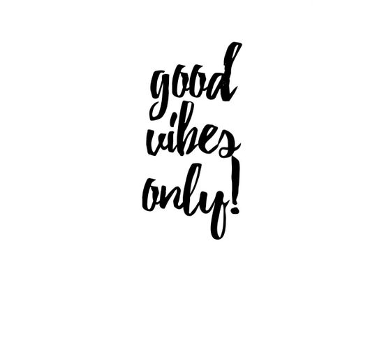 Tableau Quotes Good Vibes Only 50x50