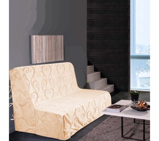 Housse De Canapé BZ Amour - Ecru - Dimensions : 140x190 cm ...