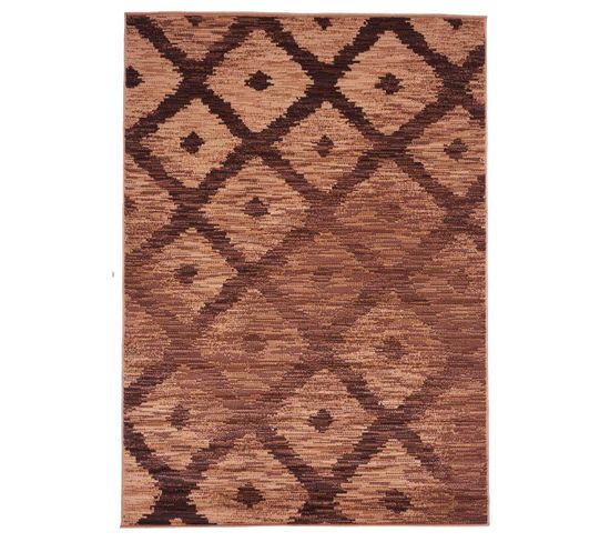 80x150 Tapis Design Et Moderne Rectangulaire Bc Oulouta Or