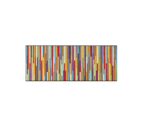 Tapis 75x120 Paillasson Rectangulaire Mikatripes Kt Multicolore