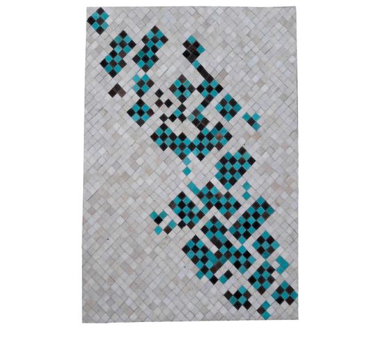 80x150 Tapis Kilim Rectangulaire Dimede Turquoise