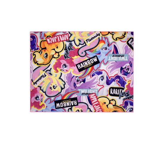 95x125 Tapis Enfant Rectangulaire My Little Pony 01 Best Ponies Multicolore
