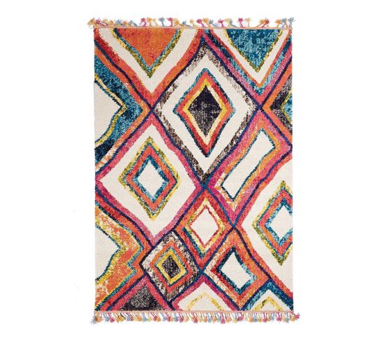 200x290 Tapis Berbère Style Rectangulaire Ourika Mk 01 Violet