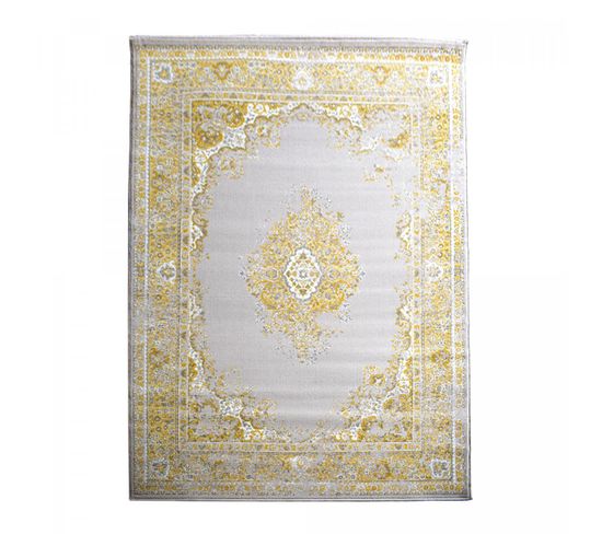 190x280 Tapis Orient Style Rectangulaire Af Vintor Beige, Or