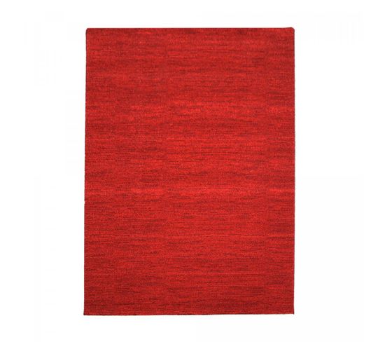 80x150 Tapis Moderne Rectangulaire Unia Rouge