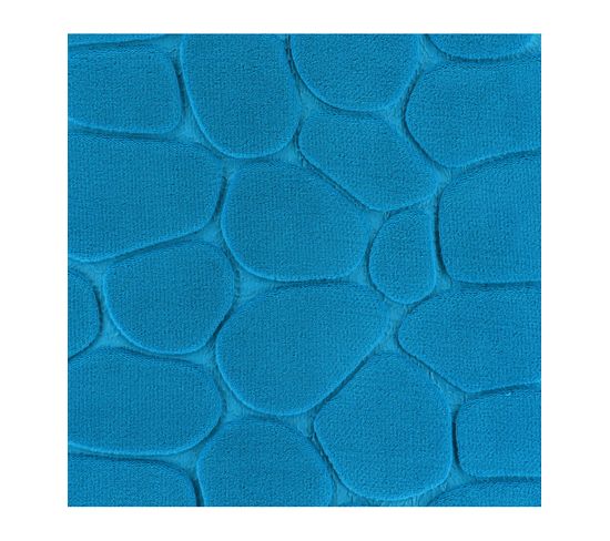 Tapis microfibre 50x80 cm  Bleu