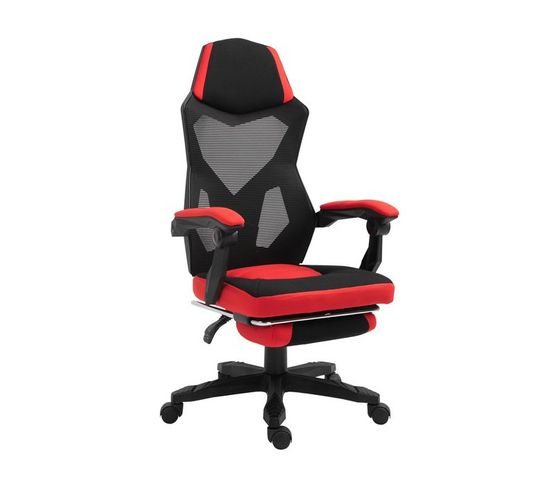 Fauteuil Gaming Inclinable Optimus King Rouge Noir
