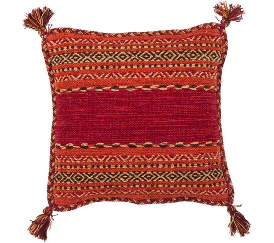 Coussin Alhambra 45 X 45 Cm Rouge