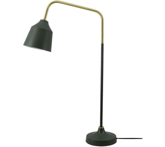 Lampe De Table Cuivre Vert 18x47x69cm