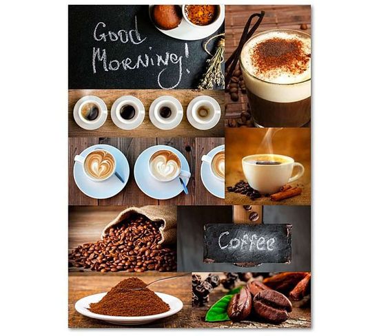 tableau un bon cafe du matin 30 x 40 cm tableau toile but