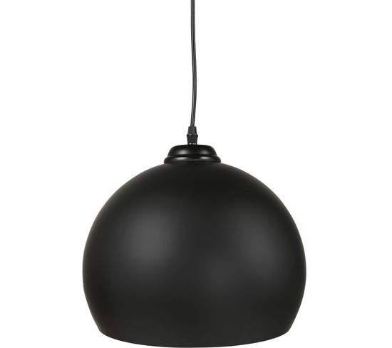 Lampe Suspendue Métal Noir 30x30x20cm