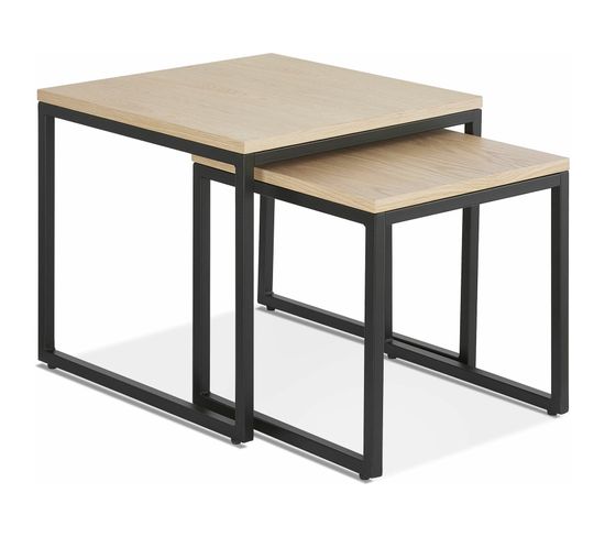 Table Basse Bois Clair 50x50x54cm