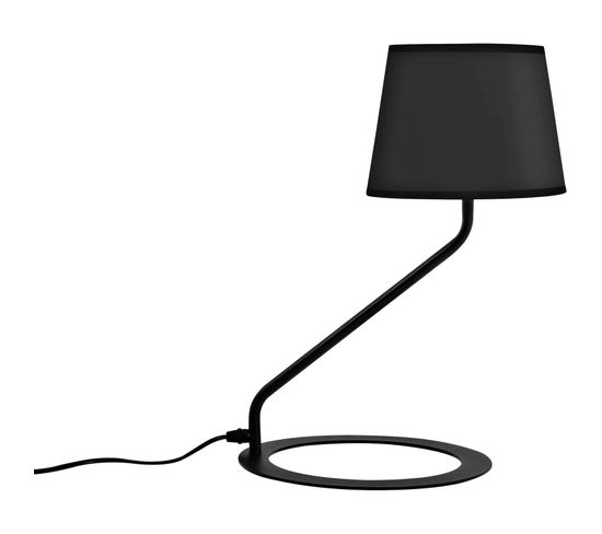 Lampe De Table Acier Stabilisé Noir 35x35x40cm