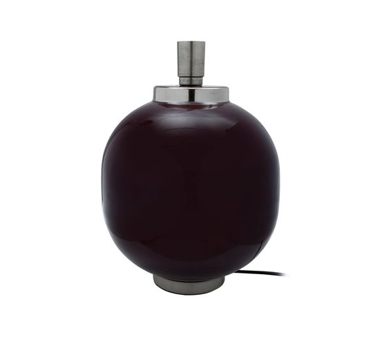 Lampe De Salon Berry, Argent 28x28x38,5cm