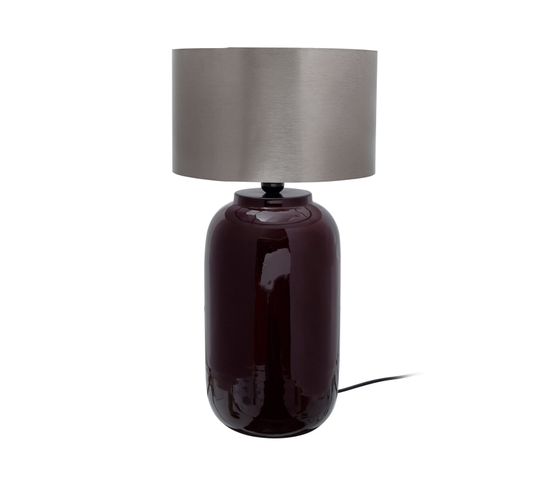 Lampe De Salon Berry, Argent 31x31x57,5cm