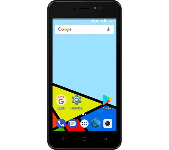 Smartphone  Easy Feel - Android 7.0 - 4g - Ecran 5'' - Double Sim - 16go, 1go Ram - Noir
