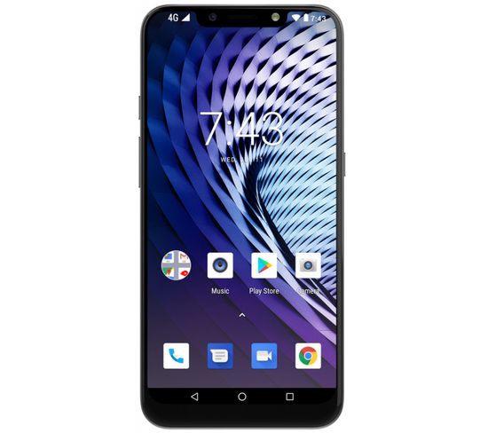 Smartphone  Sky Plus - Android 8.1 - 4g - Écran 6.2'' - 32go, 3go Ram - Or