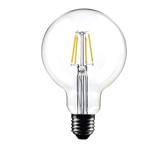 Ampoule G95 Filaments LED "droit" 2w Transparent