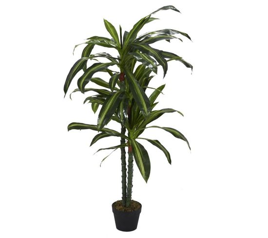 Plante Artificielle "dracaena" 130cm Vert