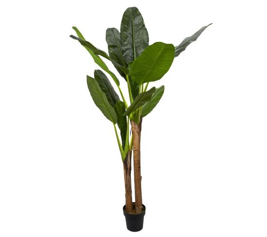 Plante Artificielle Xxl "bananier" 160cm Vert