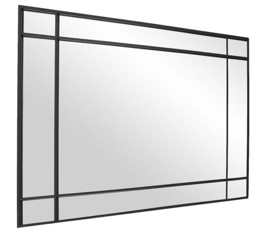 Miroir Rectangulaire En Métal Art Déco 93 X 2 X 73 Cm